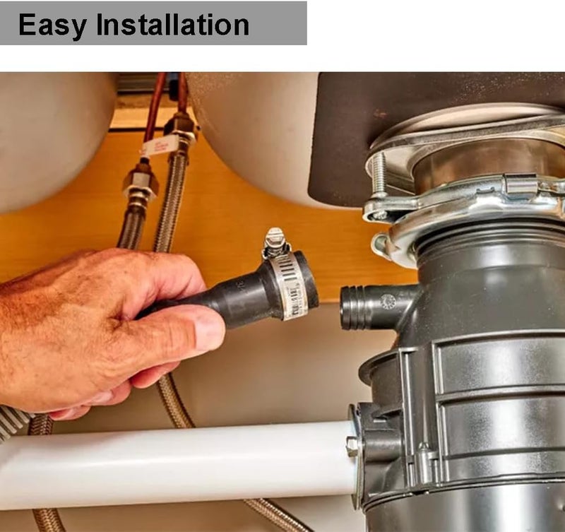 TT FLEX Universal Dishwasher Drain Hose - 10 Ft Discharge Hose - Corrugated and Flexible Dishwasher Hose Drain Replacement with Clamp - Image 5